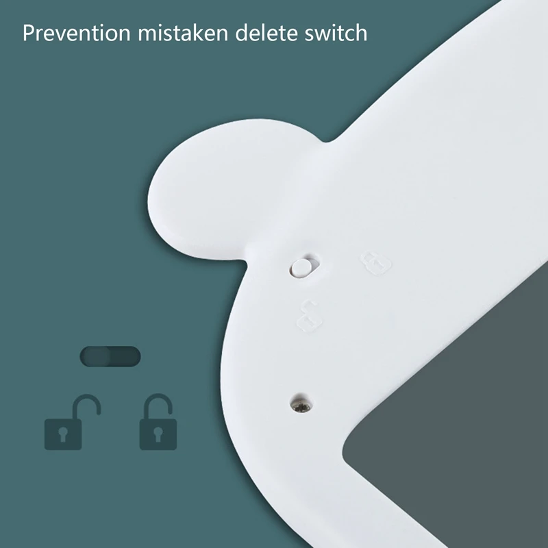 ЖК-доска для письма, 10-дюймовый детский цветной экран, доска для рисования, стираемая доска для граффити с функцией блокировки