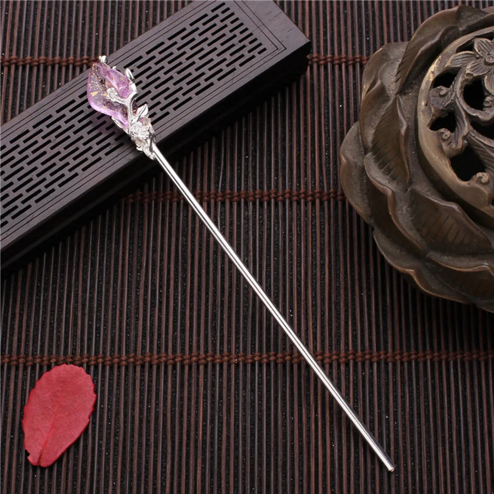 

Jewelry Female Metal Hanfu Accessories Classic Chinese Style Hair Fork Metal Hairpin Hair Chopsticks Hair Stick