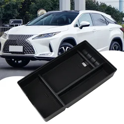 1pc For Lexus RX 450h+ 500h 2023 2024Car Central Armrest Storage Box New And High Quality Black Car Interior Accessories