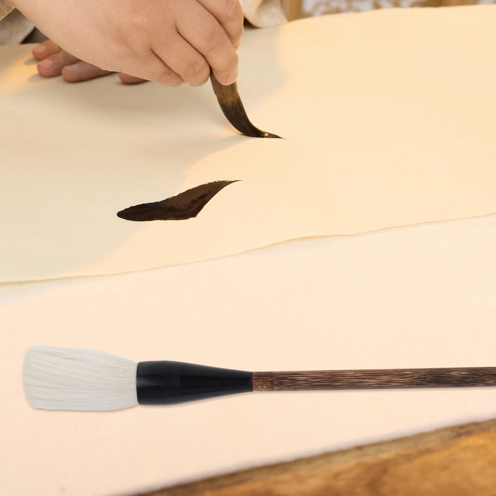 

Big Brush Sheep Hair Chinese Calligraphy Pens Prop Brushes Performance Accessory Art Stationery Tool