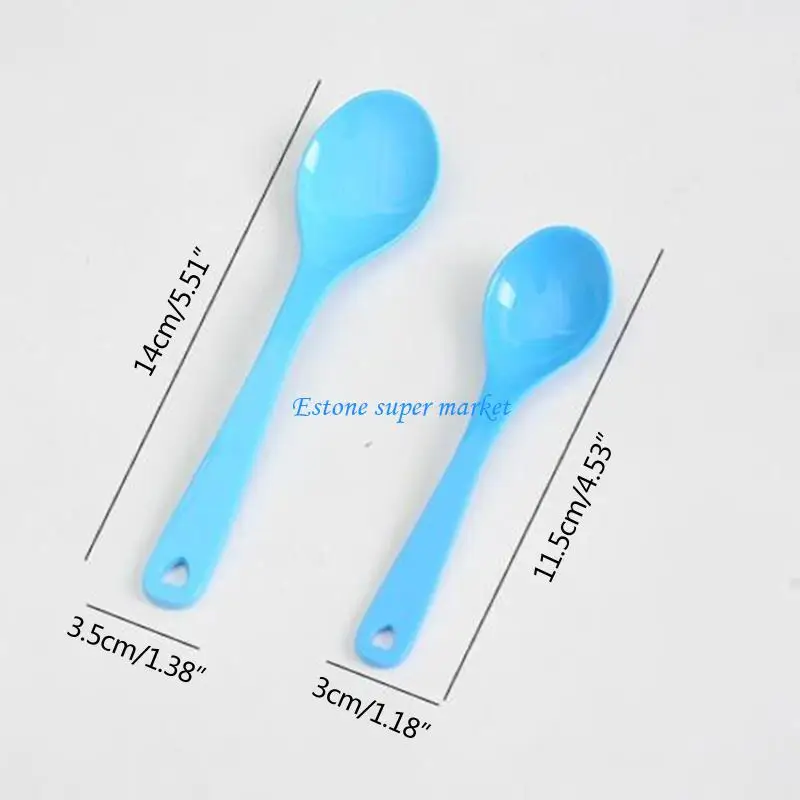 090b 12 PCs Plastik Babylöffel Säuglinge Training lernen Lebensmittel Fütterung Schaufel Utensil Geschirr für Kinder