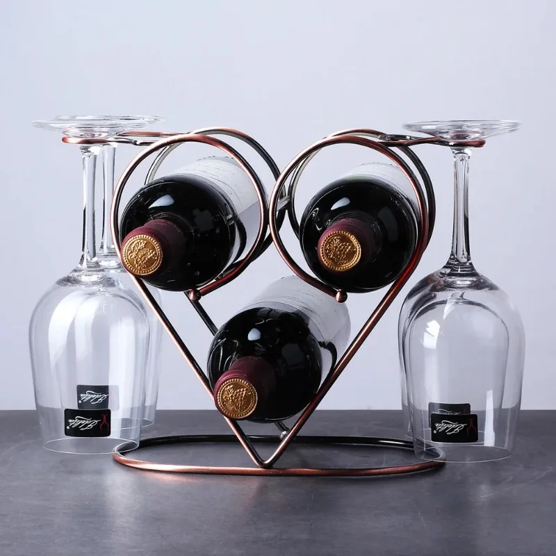

Wine Rack Decoration, Home Creative High Foot Glass Holder, Hanging Wine Rack, High-End Wine Glass Rack for Storage