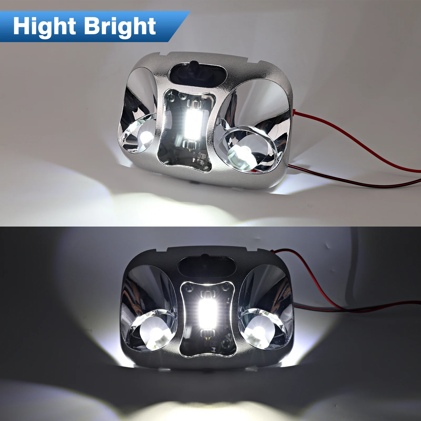 For Ford Ranger XL XLT STX Splash 1993-2004 LED Cab Map Lamp Assembly Without Cover F37Z13776B F37Z-13776-B view 5