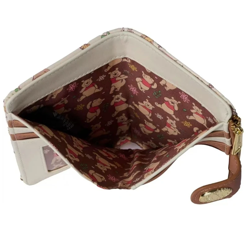 กระเป๋าสตางค์ลายการ์ตูนดิสนีย์ วินนี่เดอะพูห์ จาก Loungefly รุ่นใหม่ กระเป๋าใส่เหรียญ ใส่บัตร แฟชั่นน่ารัก พกพาสะดวก เหมาะสำหรับเป็นของขวัญสำหรับเด็กผู้หญิง