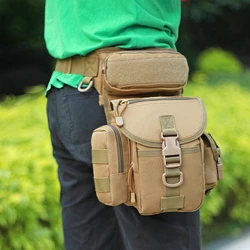 Tactical Leg Bag Outdoor Hiking Men's Waist Bag Utility Belt Pack Motorcycle Riding Leggings Thigh Pouch Sports Molle Fanny Pack