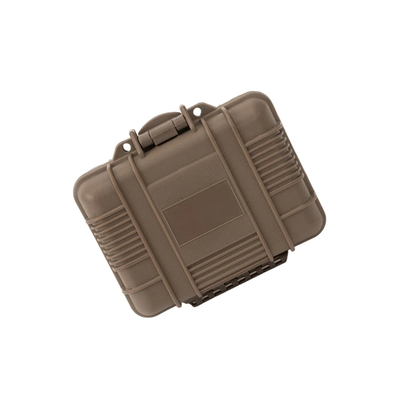 Custodia portaoggetti in plastica antipolvere per contenitori con cerniere in metallo e strato schiuma regolabile per