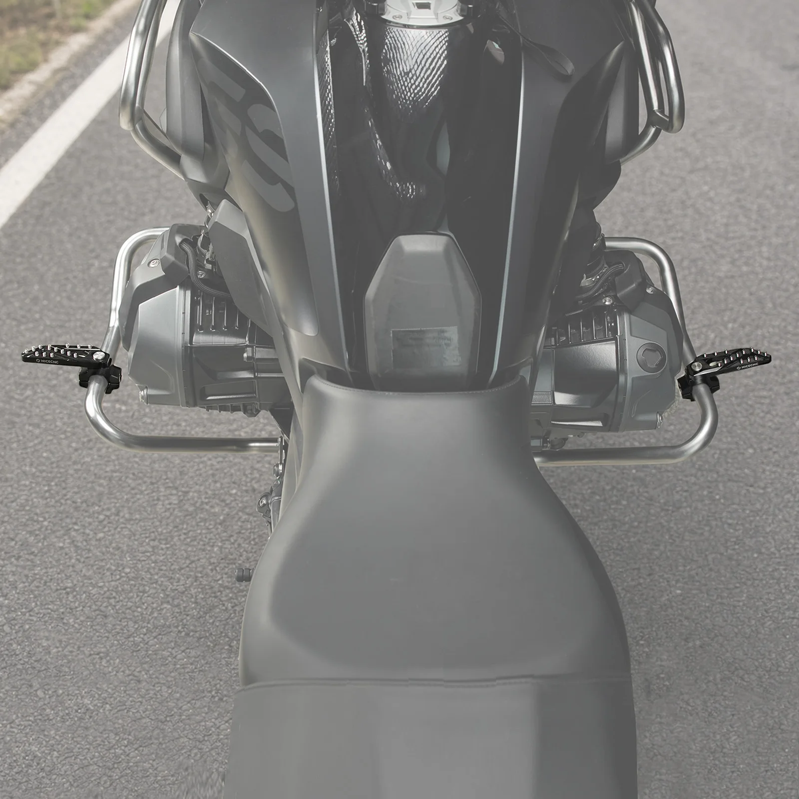 Für KTM EXC 690 Enduro R SMCR Yamaha Tenere 700 BMW R1200GS R1250GS R1300GS GSA Honda CRF 22/25/28mm Motorschutz Fußrastenklemmen – Detail 9