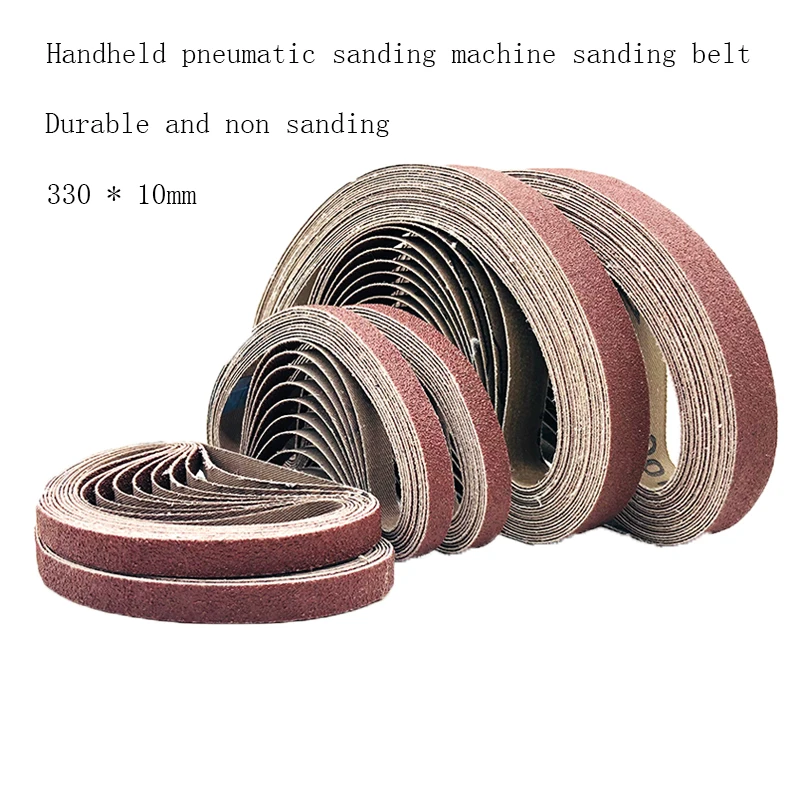 1 piece of 330mm * 10mm sand tape for wood soft metal polishing 40#-1000#