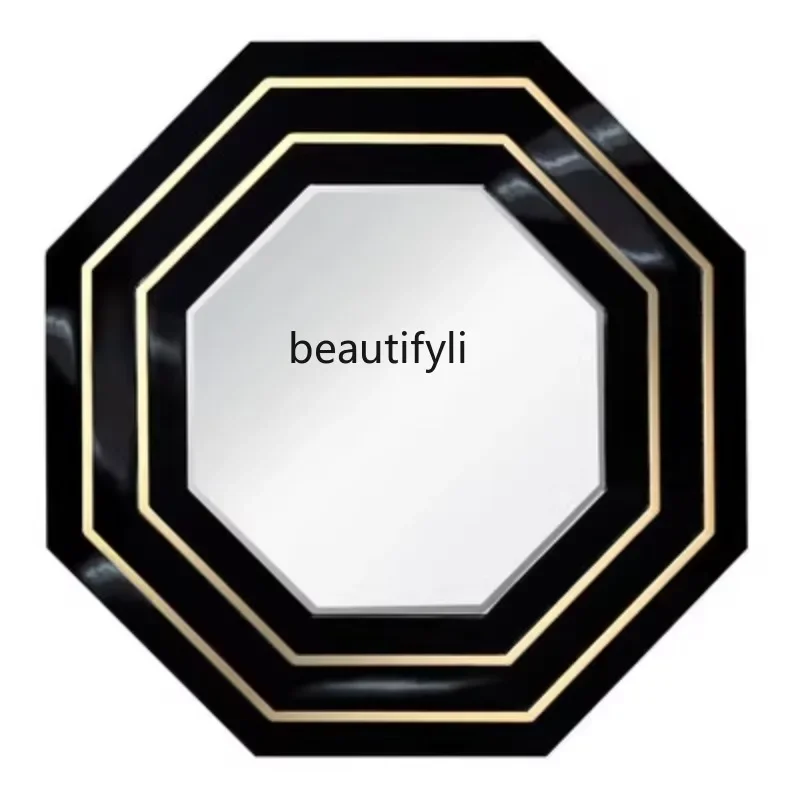 

decorative mirror model room soft decoration living room wall hanging 4 pieces combination mirror wall hanging entrance mi