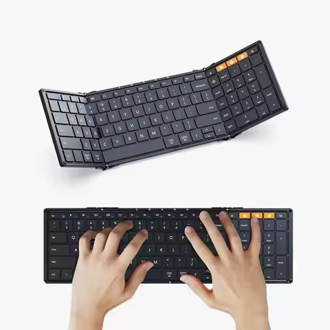 Folding Keyboard with Numeric Keypad