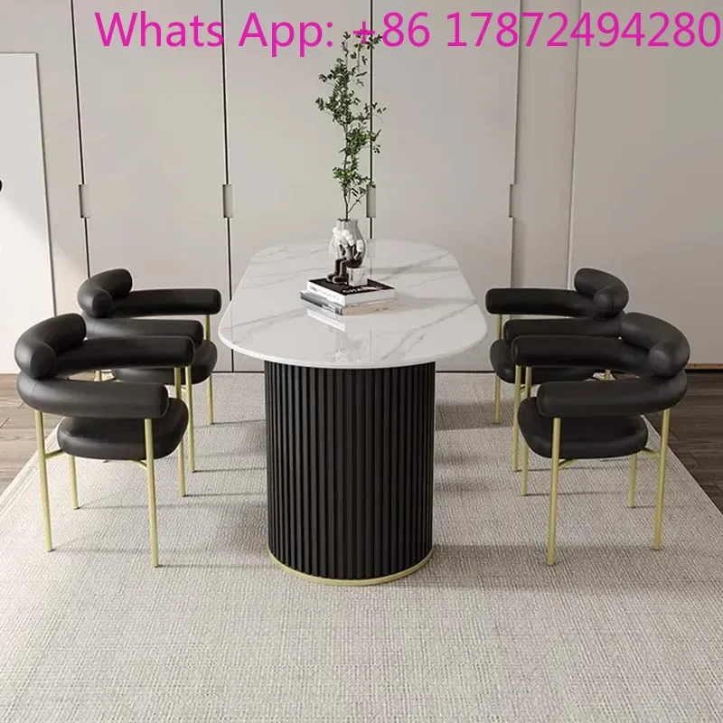 Popular Trend Dining Table Legs Metal Modern Space Savers Dining Table Living Minimalist Mesas De Comedor Room Furniture