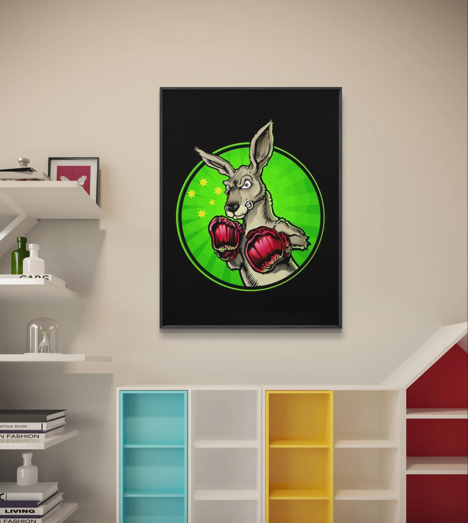 Kangaroo Diamond Painting Kit Cartoon Animals Portrait Diy 5D Diamond Embroidery Cross Stitch Home Wall Decor Selling Hand Gift