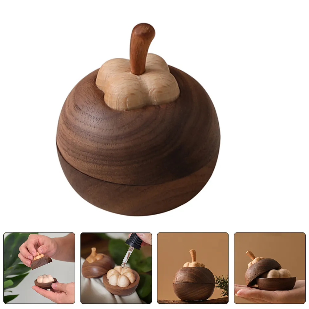 

Wood Essential Oil Diffuser Cute Design Small Size Safe Aromatherapy Decor for Bedroom Living Room Office Relaxing Ambiance