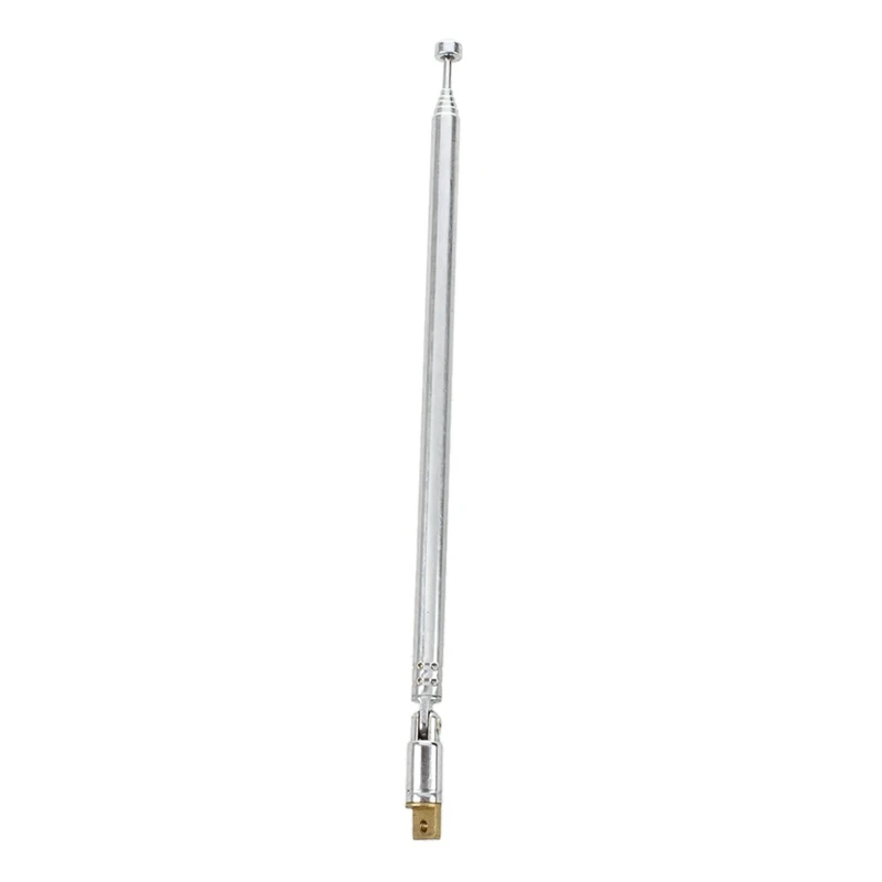 2X Replacement 60Cm 4 Sections Telescopic Antenna Aerial For Radio TV