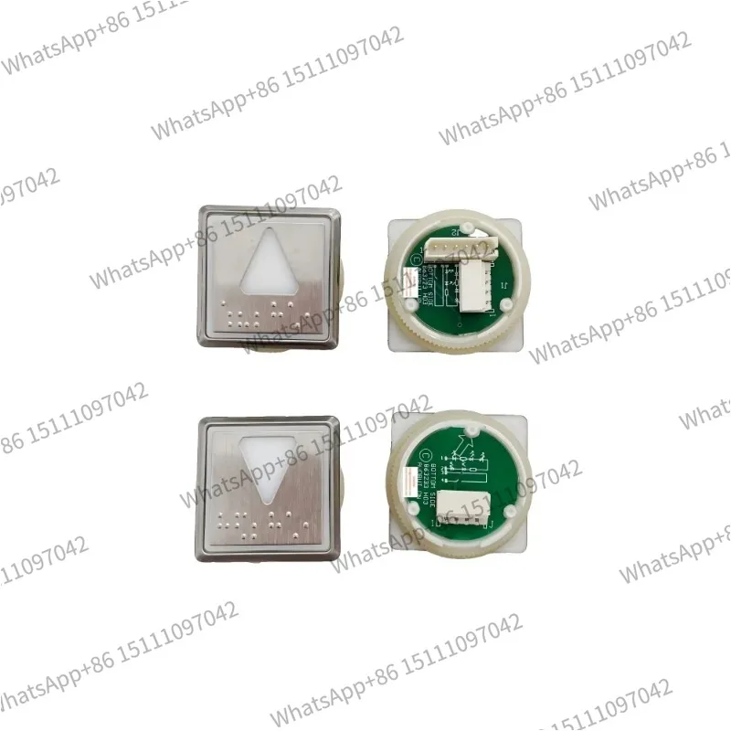 KM863233H03 Elevator Square Push Button 863233 H03 White Light With Braille UP DOWN Lift Spare Parts