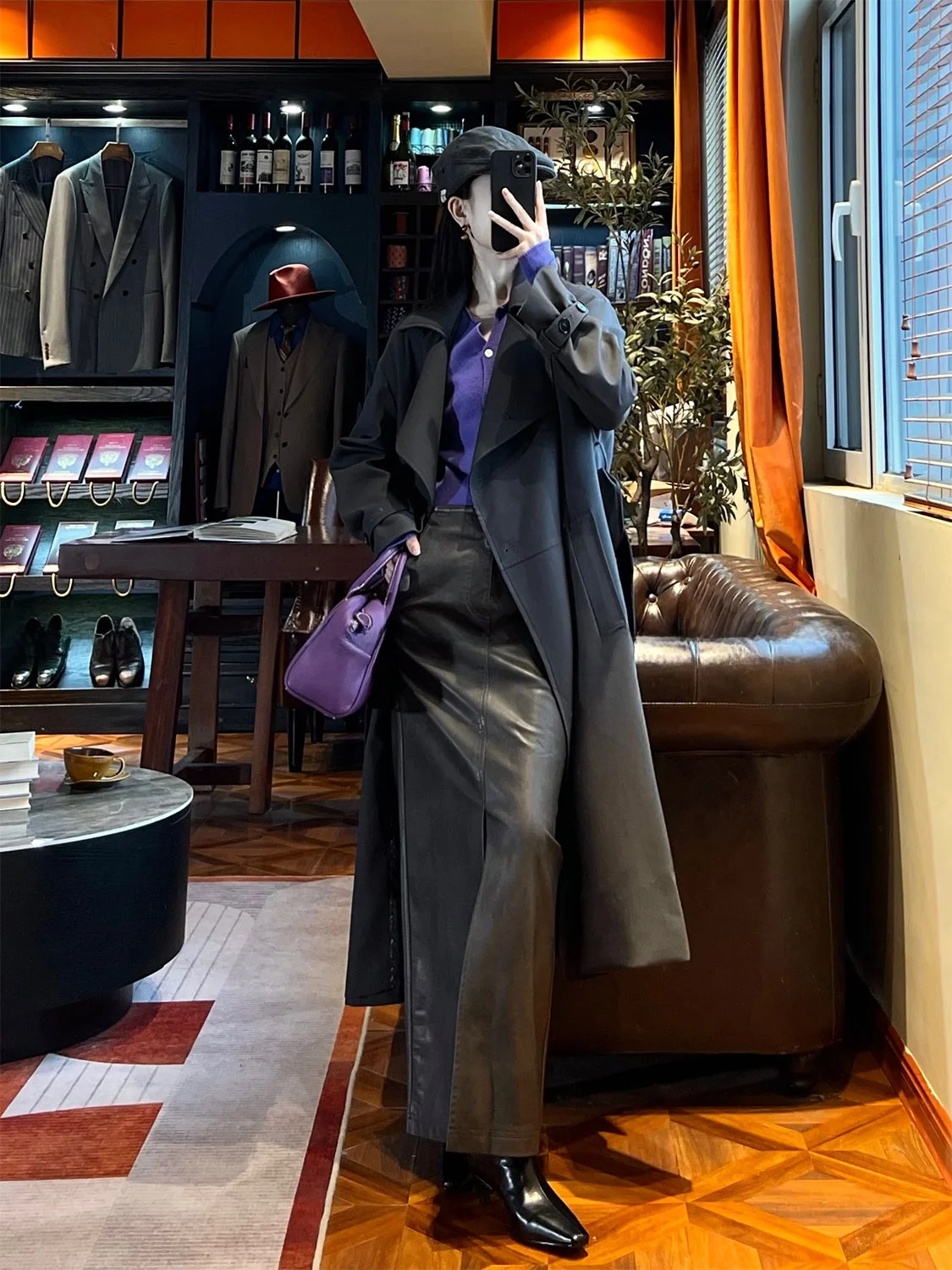 

Женское модное пальто оверсайз с поясом, универсальное повседневное осеннее пальто из полиэстера с длинными рукавами