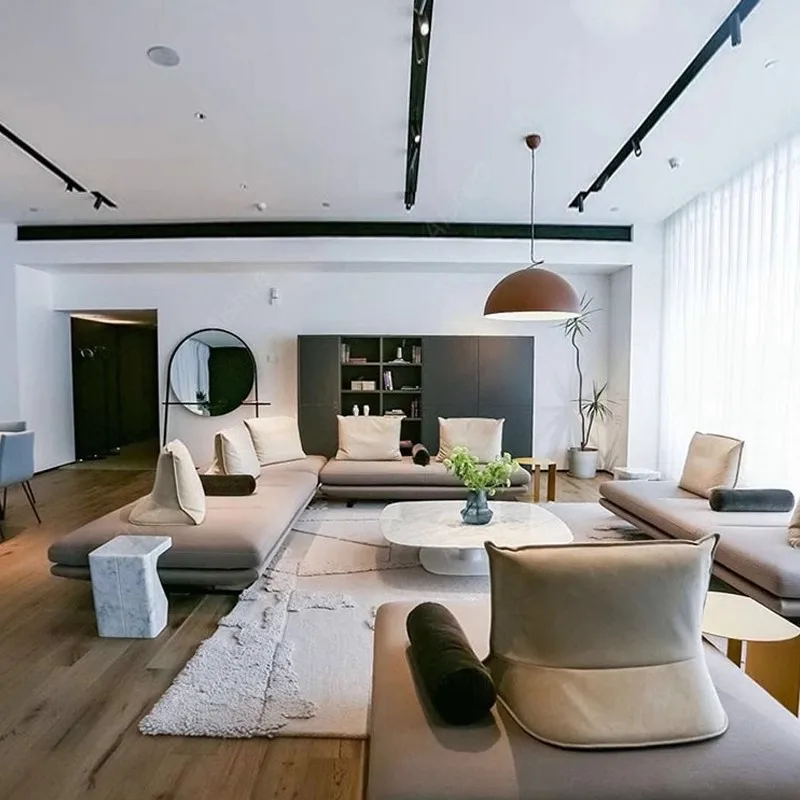Concubine Chair Modern Simple Internet Celebrity Cream Style Living Room Beauty Salon Balcony Club Size Apartment Fabric Sofa