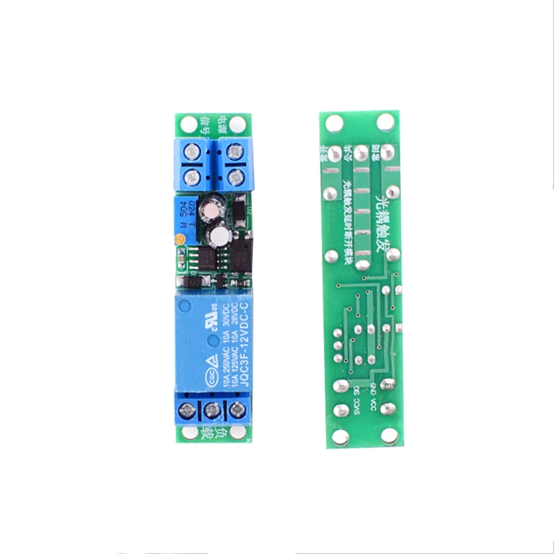 1PC ﻿DIY Accessories 12V Delay Relay Module Car Start Delay Switch With Optocoupler Signal Trigger Time Adjustable