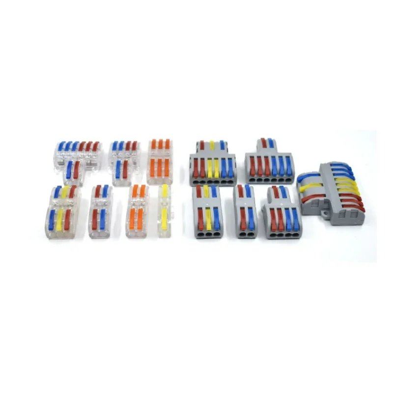 Mini Fast Wire Cable Conectores, condutor compacto, Universal Splicing Primavera, Fiação Conector, Push-in Bloco de terminais, 422, SPL-2/3