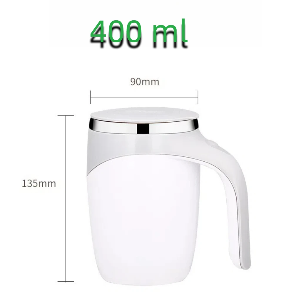 Inteligente novo copo de aço inoxidável tampa magnética automática auto-agitando garrafa de café copo de bebida perfeito acessório de volta às aulas
