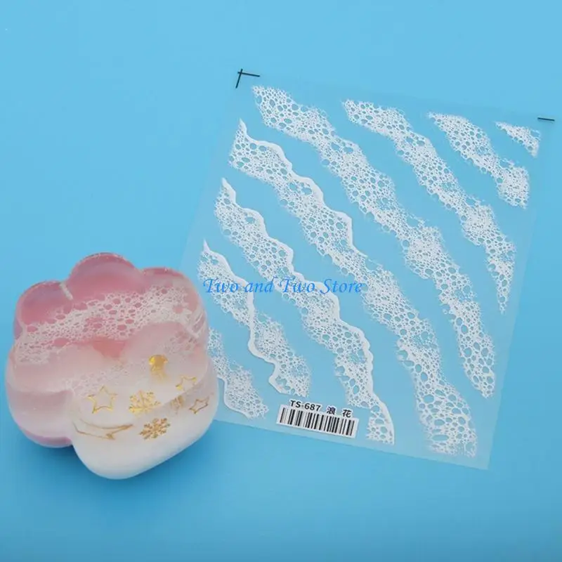 HX6F Resin Painting Sticker Decorative Decal DIY ABS Mold Film Filling Material