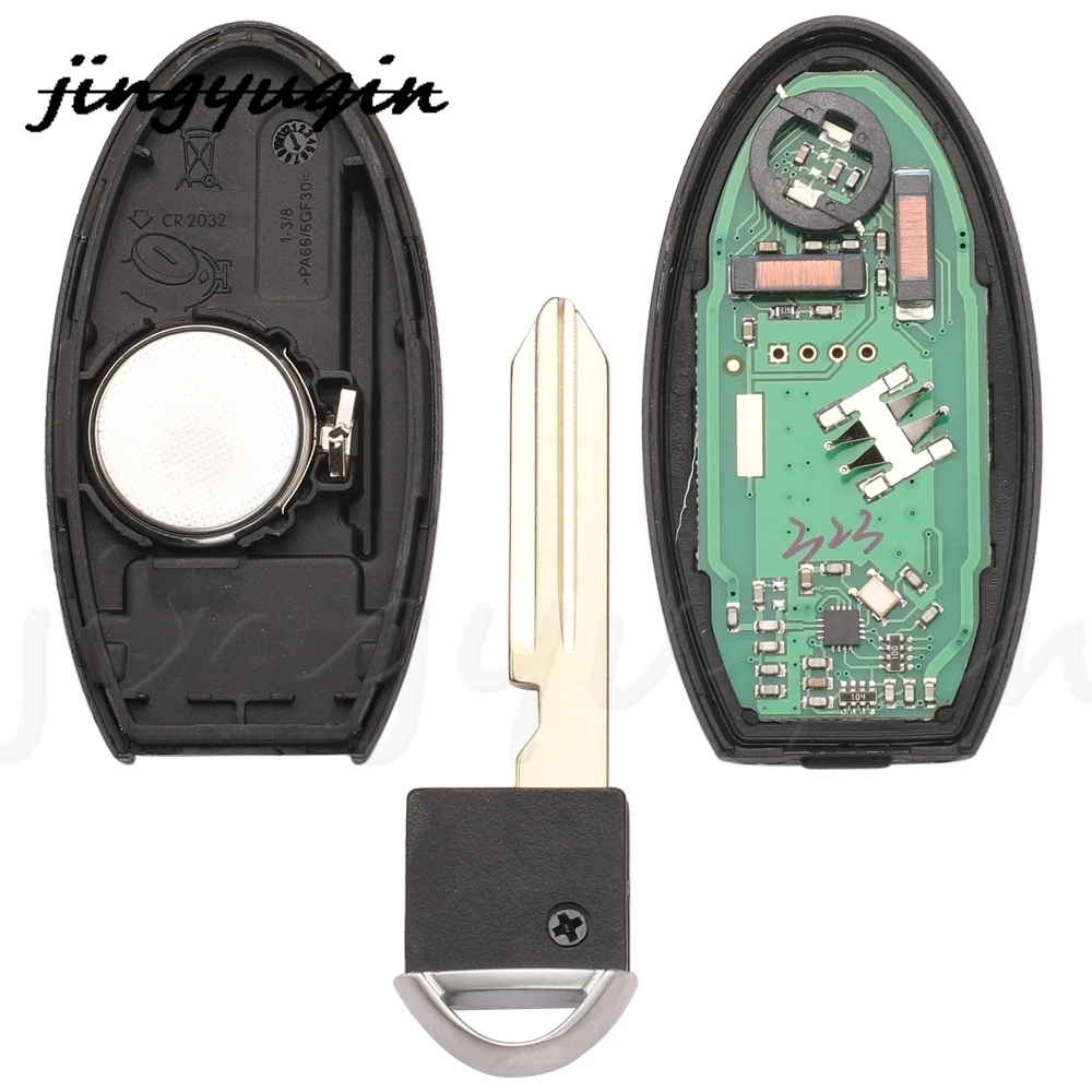 jingyuqin S 180144204   Llave inteligente de proximidad 4BNT, Chip 433,92 MHz 4A para Infiniti Q50 Q60 2016 2017 2018 285E3-4HB0C