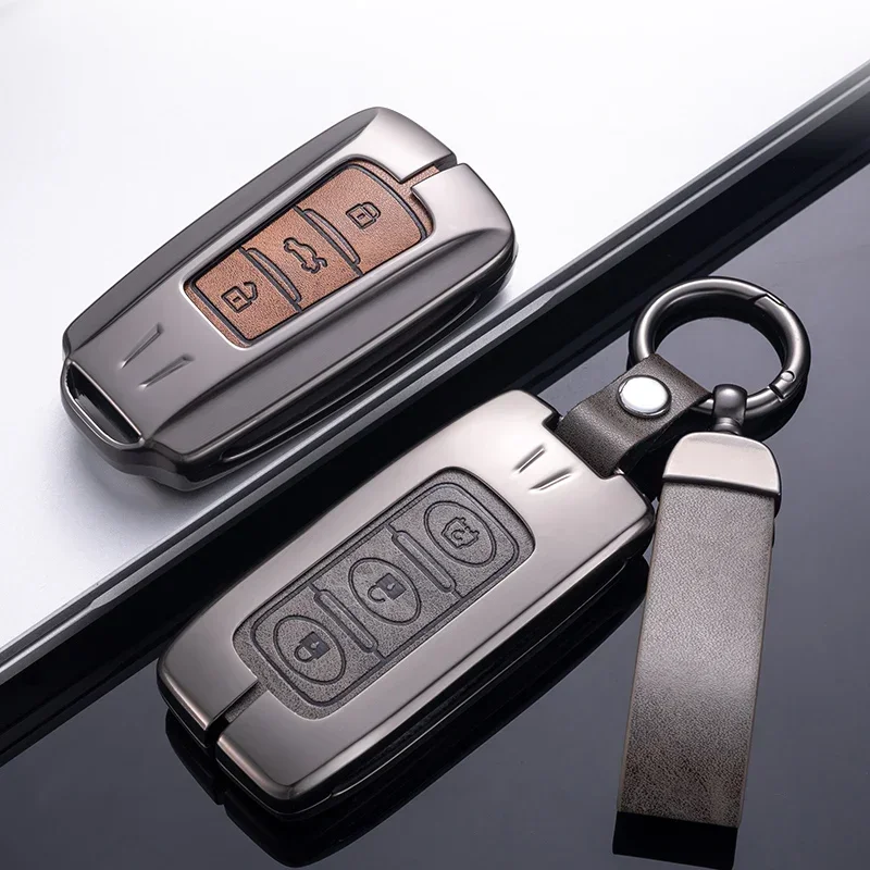 

New Car Key Cover Case Holder Chain Fob For Dongfeng DFM DFSK Glory 580 F507 S30 H30 AX7 Accessories Car-Styling Holder Shell