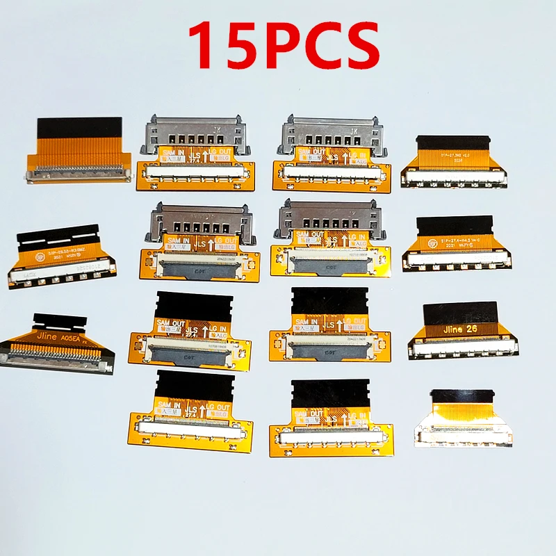 

15PCS/LVDS Screen FIX30P to FPC 30P/51P1.0/0.5MM Flexible Flat Cable Interface Adapter EDP Adapter Board