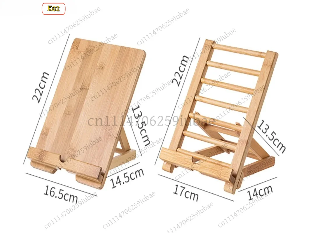 LD_Bamboo Wooden Tablet Stand Creative Simple Fashion For LIZENGTEC Device Desktop Holder Replacement Spare Accessory