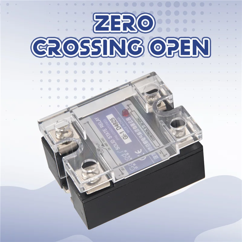 -MEOF SSR 25A 3-32V DC إلى 24-480V AC مرحلة واحدة تتابع الحالة الصلبة DC التحكم AC MGR-1 D4825 تحميل الجهد
