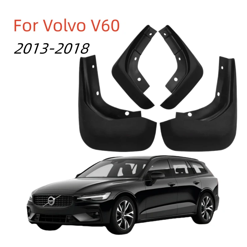 

For VOLVO V60 2011 2012 2013 2014 2015 2016 2017 2018 Car Mud Flaps Mudguards Splash Fender Guard Front Rear