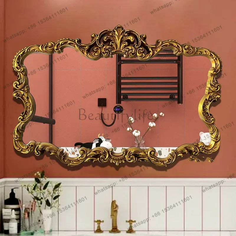 ld Nordic Wall Mirror Living Room Items Vanity   Bedroom Funky Irregular Bathroom Hanging Mirror Big Espelhos Home Products