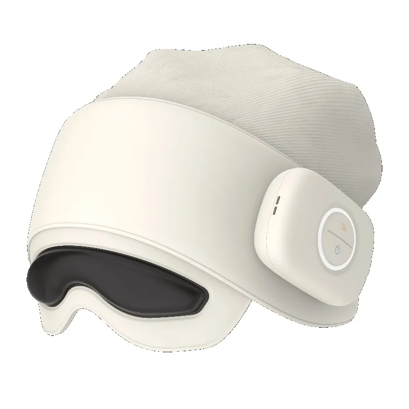 High‑Quality Hot Compress Eye Massager Heating Vibration Massage Hat Eye Sleep Head Massager Relax Household Sleep Accessory