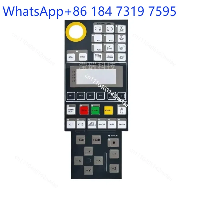 Manual Control Box Button Film for Makino Spark Machine Slow Wire Operation Panel Membrane Switch Replacement Part