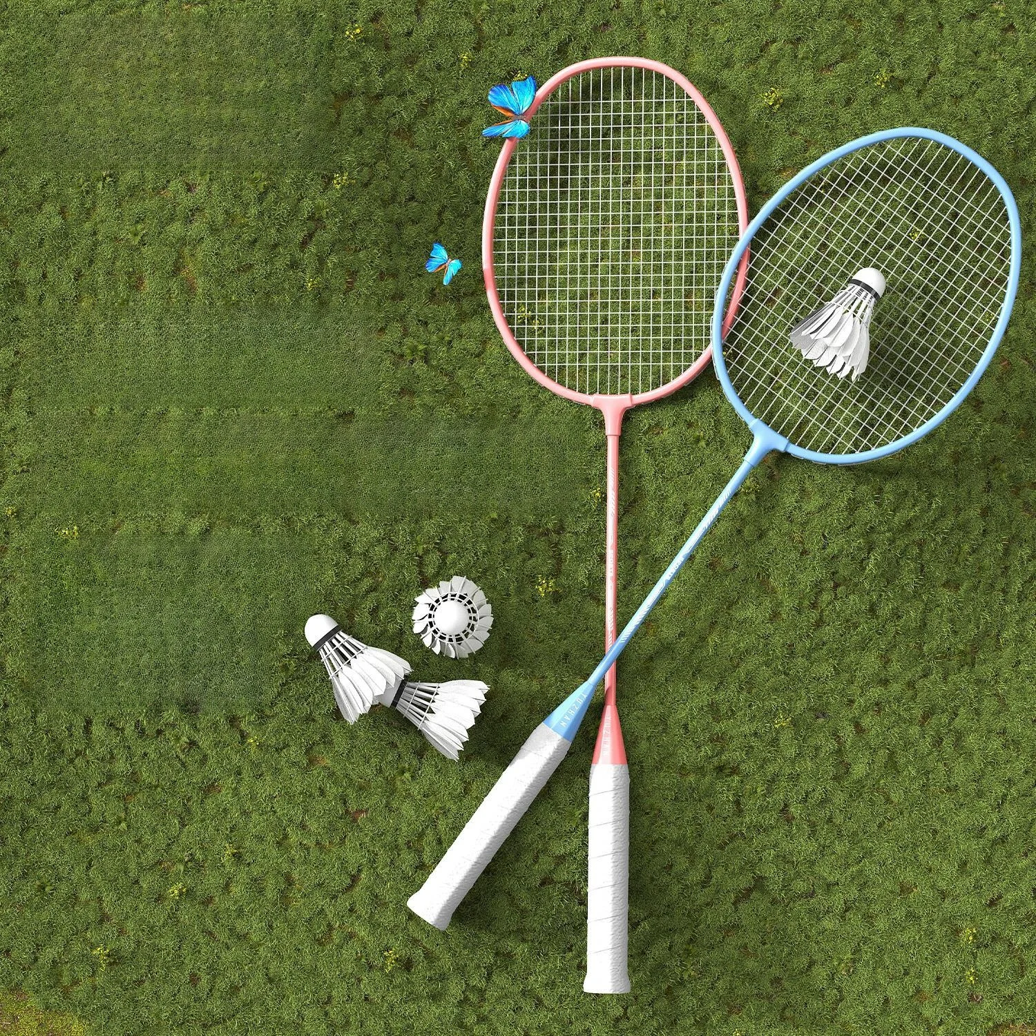 children's-badminton-racket-set-dual-hit-parent-child-package-middle-school-students-lightweight-carbon-fiber-sports-fitness