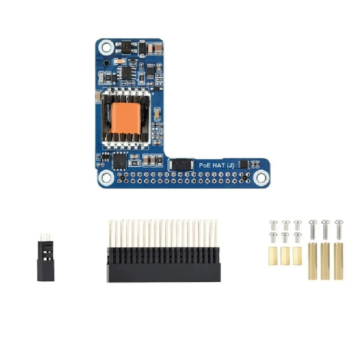 PoE/PoE+ HAT (J) Providing Both Network and Power Supply in One Ethernet Cable for 5/cm 5 Without Housing