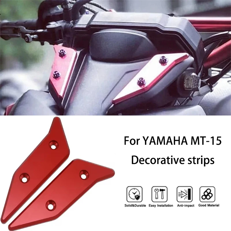 MTKRACING For YAMAHA MT-15 2019-2024 Motorcycle Accessories Aluminum Body Strip Protective Cover Decorator