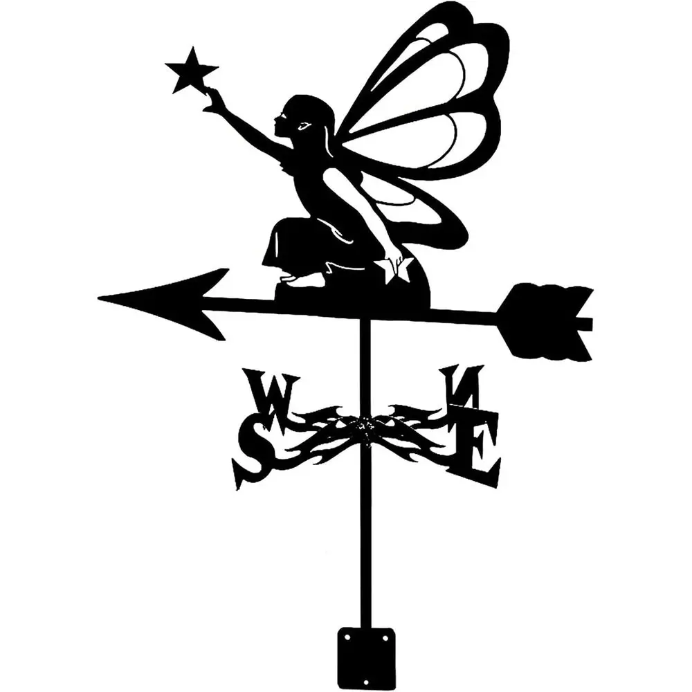 

Флюгер из нержавеющей стали в деревенском стиле в форме животных для сада - индикатор направления погоды