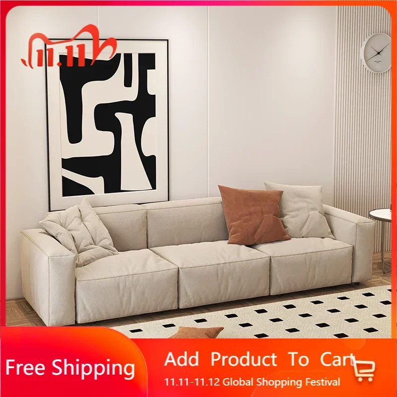 

Relaxing Nordic Style Sofa Individual Puff European Living Room Sofas Chaise Lounge Designer Woonkamer Banken Backyard Furniture