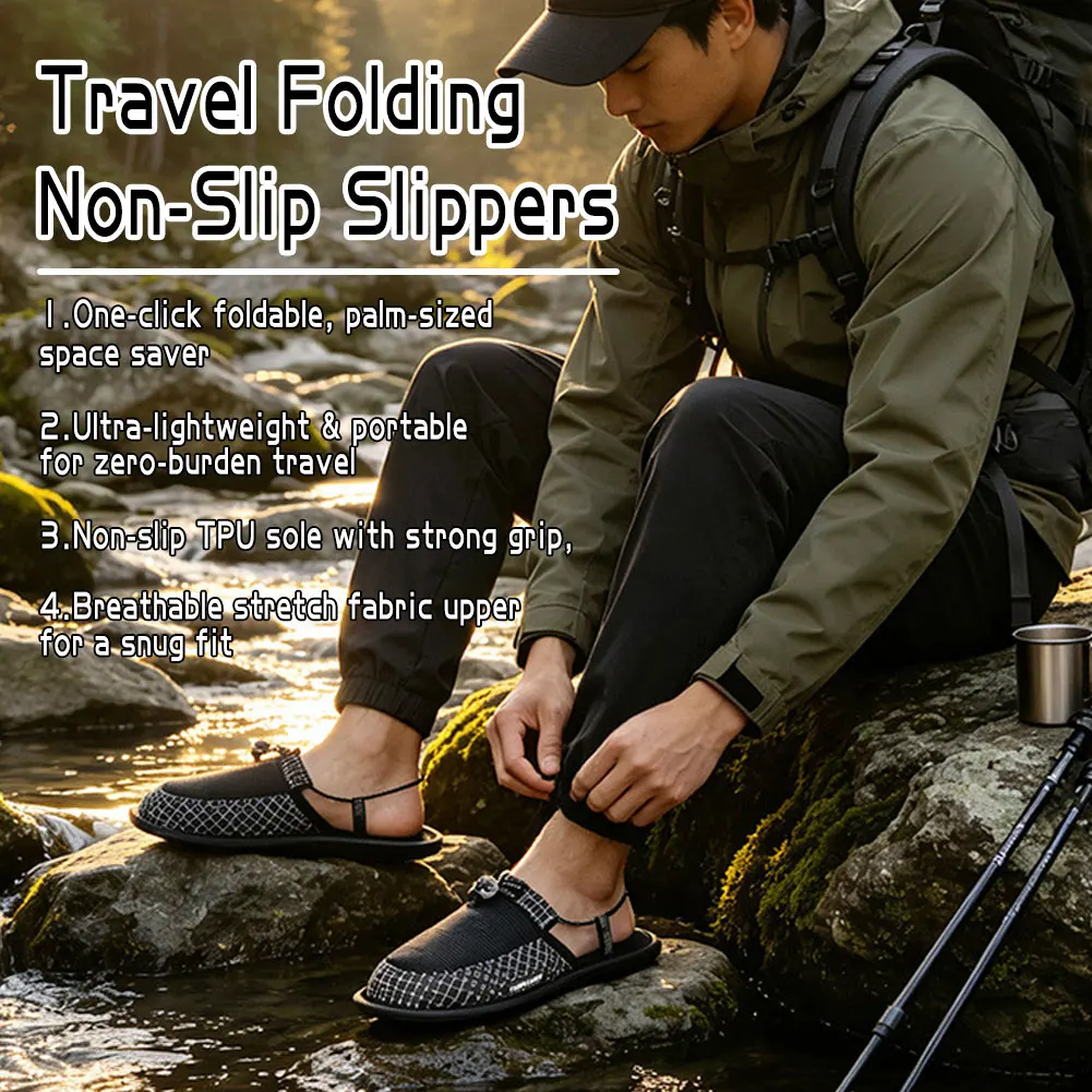 Anti Slip Barefoot Water Shoes Foldable Quick Dry Lightweight Sandals For Men Women Beach Swimming Camping Outdoor Water Shoes