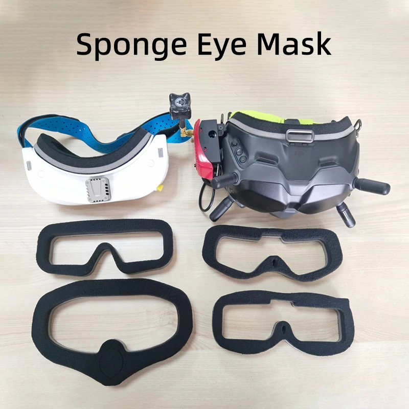 For DJI FPV V1/V2/Fatshark V1/V2/V3/HD2/HD3/HDO/HDO2 ATTV6/DOMINAT/SKYZONE 04X/04L/03 Flight Glasses Sponge Eye Mask Accessories