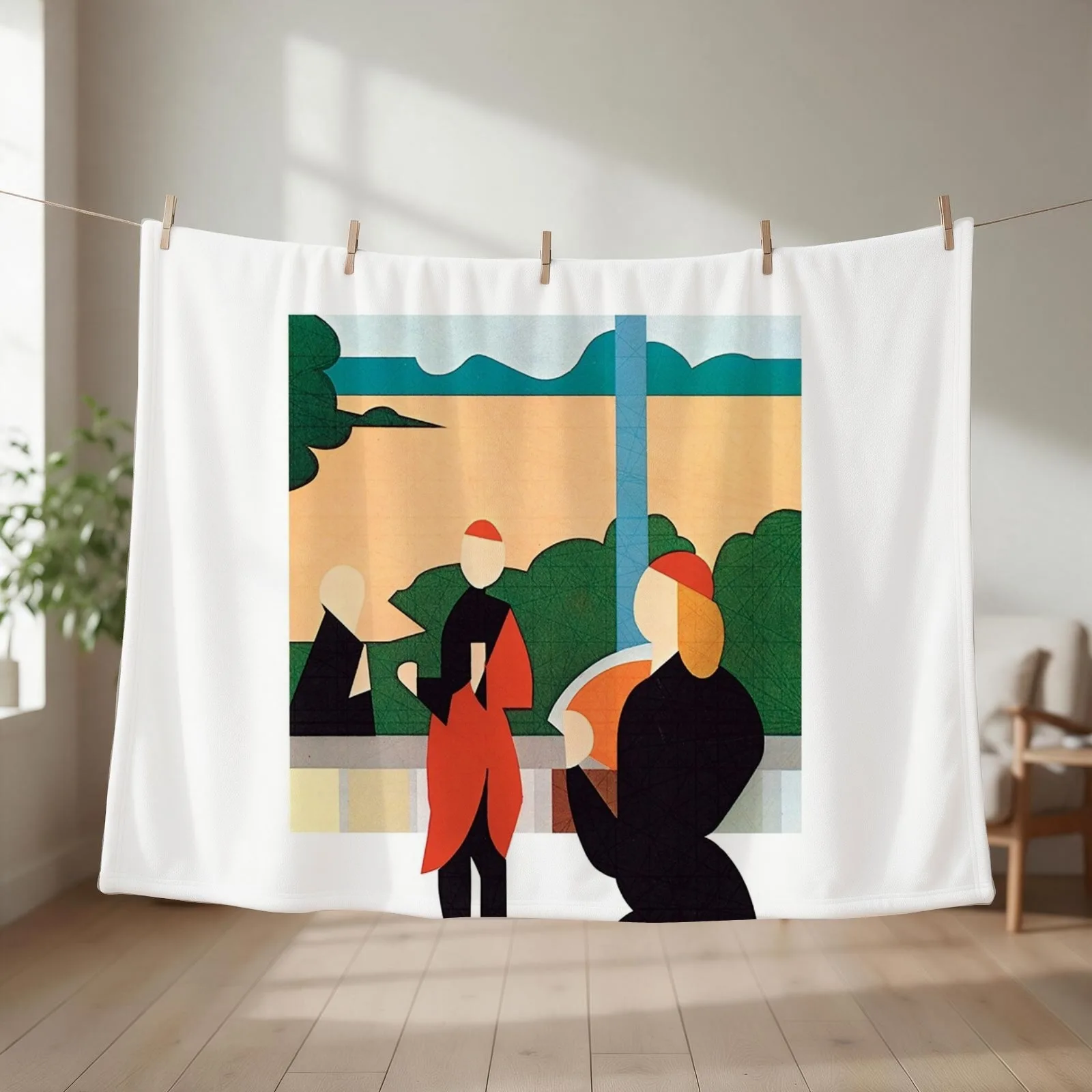 Brian Eno - Another Green World Throw Blanket Designers Custom Travel wednesday Blankets
