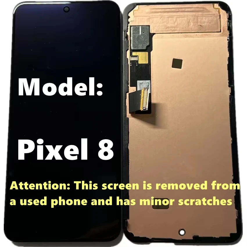 Oryginalny wyświetlacz LCD do Google Pixel 8, ekran LCD z dotykiem i digitizerem, z punktem. — zdjęcie produktu 3