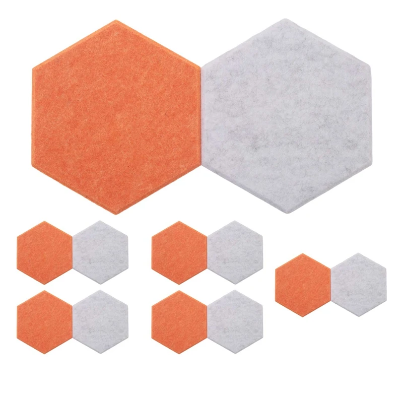 Hot-Hexagon acústico insonorização painel, borda chanfrada, som prova, absorção, painel para estúdio de gravação, escritório, casa