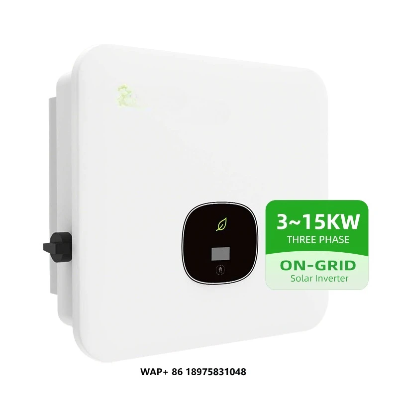 Growatt Solar Power 3 Phase on Grid Inverter 3kw 5kw 6kw 8kw 10kw 15kw Dual Mppt Inverters Supply Set for Home
