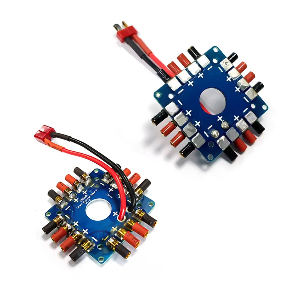 Waterproof distribution board banana head welding, can be used for eight axis aircraft model accessories, ship model toys