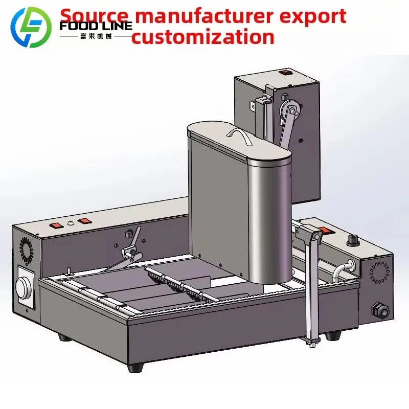 FL Commercial Mini Automatic Heating Donut Machine New Manual Fried Snack Equipment Counting Features for Flour Making Truck Use