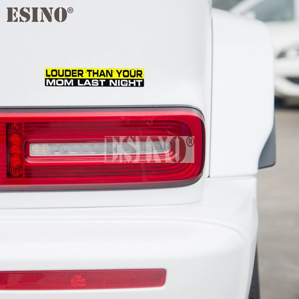 

Забавная креативная громкость, чем маму, ночь, ПВХ, водонепроницаемая наклейка на кузов автомобиля, виниловая наклейка с узором