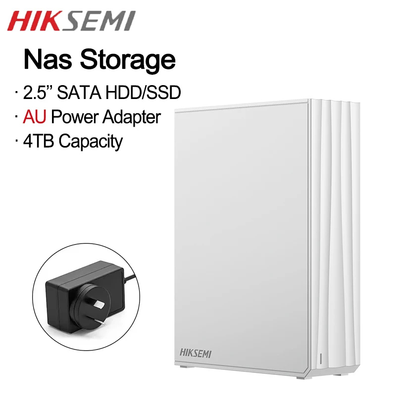 HIKSEMI NAS Network Storage 2.5 Inch SATA HDD Enclosure NAS