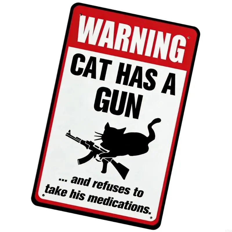 Creative Funny Watchdog Warning Sign With Playful Message Suitable For Yard Gate Garden And Outdoor Home Security 15x20cm 87HA